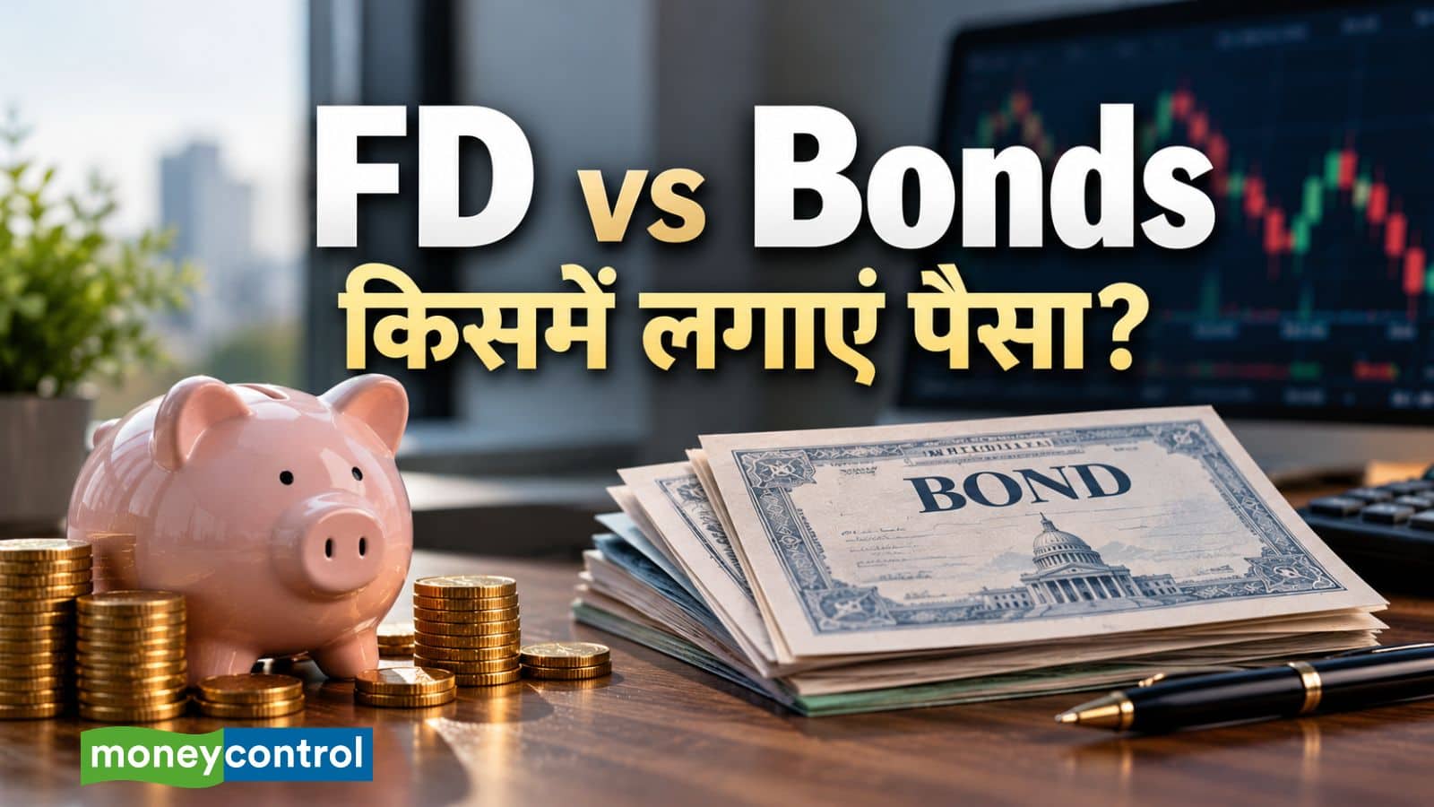 FD vs Bonds: शेयर बाजार में गिरावट के बीच पैसा कहां लगाएं? समझिए FD और बॉन्ड में कौन है बेहतर