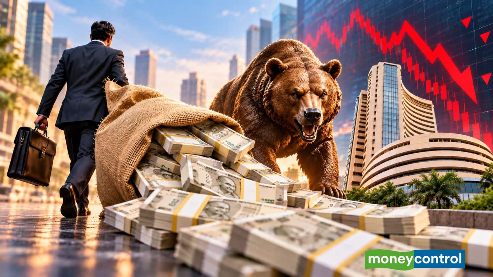 FII Selling: विदेशी निवेशकों ने चार दिन में ₹35000 करोड़ के शेयर बेचे, चारों दिन गिरा बाजार