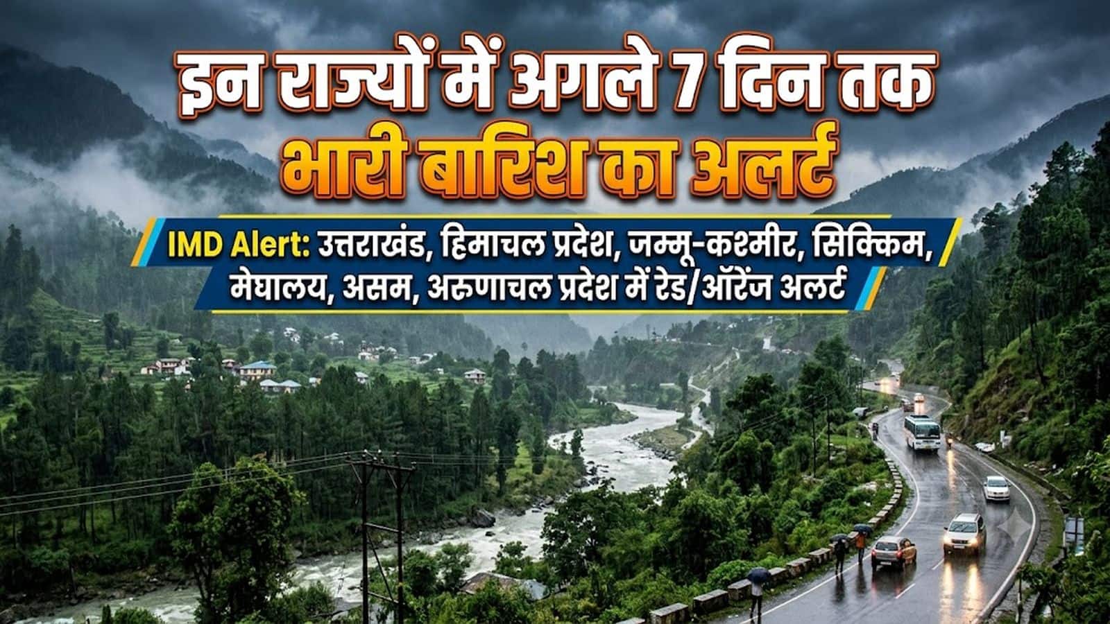 IMD Rain Alert: इन राज्यों में अगले 7 दिन होगी आफत वाली बारिश! 25 अक्टूबर तक आंधी-बिजली का भी खतरा, आपके इलामें ऐसा रहेगा मौसम