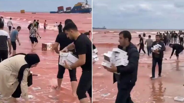 Hormuz Strait Viral Video: समुद्र में बहने लगे iPhone और महंगे फ्रेंच परफ्यूम! ईरानी मछुआरों के लूटने का दावा, वीडियो हुआ वायरल