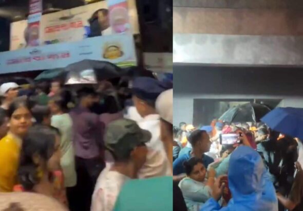 कोलकाता चोरबागान दुर्गा पूजा हादसा, पंडाल में जाती दिखी भारी भीड़, 49 सेकंड के वीडियो में दिखा भगदड़ का भयानक मंजर!