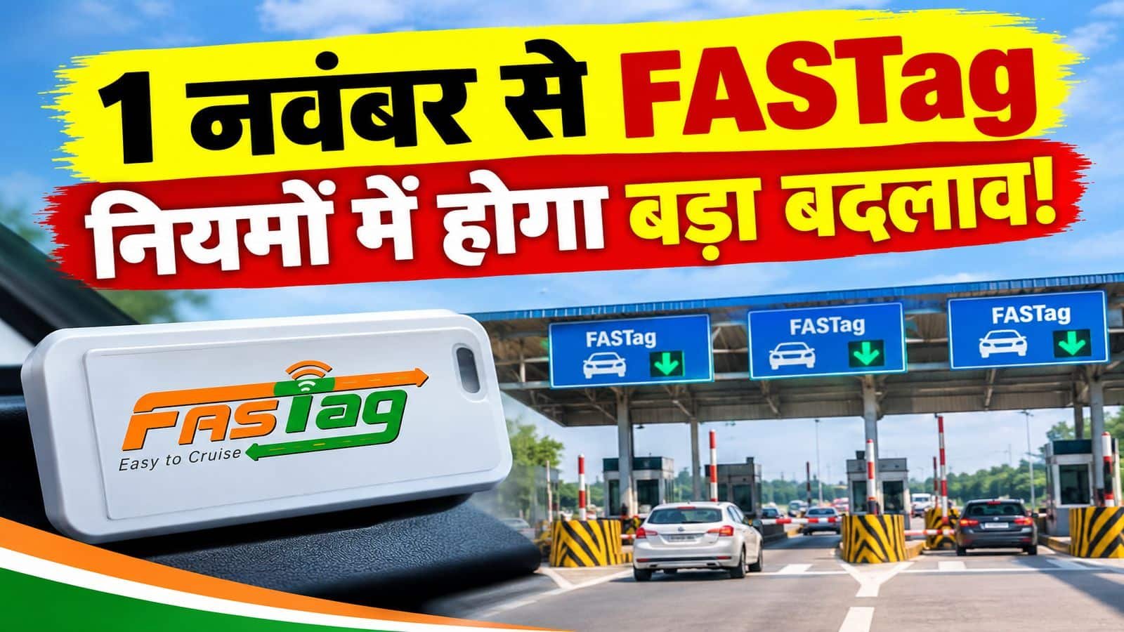 New FASTag Rules: 1 नवंबर से FASTag के नए नियम होंगे लागू! किसे मिलेगा ₹1,500 या फिर 3,000 रुपये का सालाना टोल पास? जानें- शर्तें और पूरा नियम