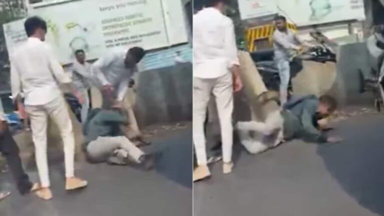 पुणे में रेड सिग्नल पर रुकने की वजह से स्कूटी सवार को मारा,यूजर्स ने शहर की कानून व्यवस्था पर उठाए सवाल