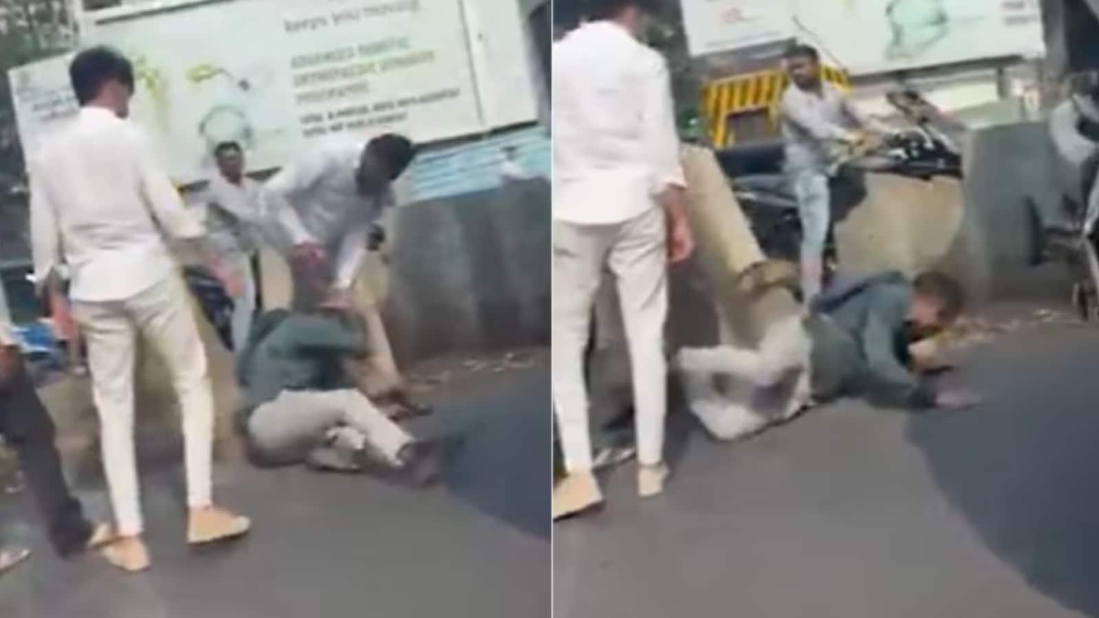 पुणे में रेड सिग्नल पर रुकने की वजह से स्कूटी सवार को मारा,यूजर्स ने शहर की कानून व्यवस्था पर उठाए सवाल