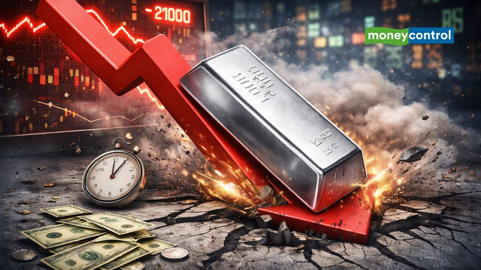 Silver Prices: चांदी में रिकॉर्ड हाई से 46% की गिरावट, जेपी मॉर्गन ने कीमतों के लिए अनुमान घटाया