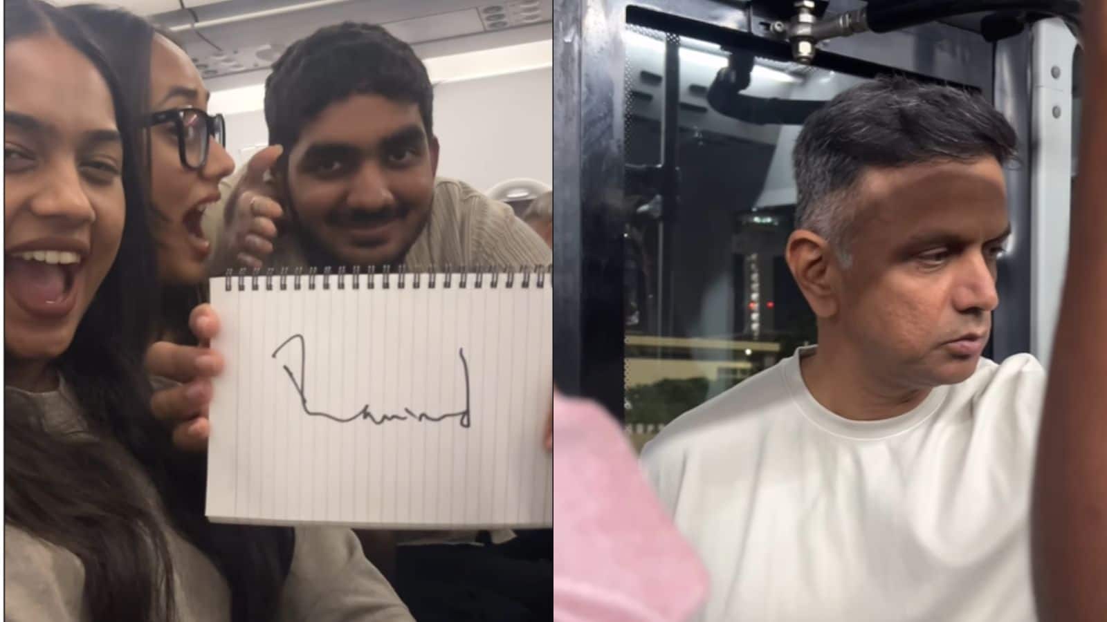 फ्लाइट में अचानक मिले राहुल द्रविड़, तीन भाई-बहनों ने किया ऐसा काम कि वीडियो हो गया वायरल