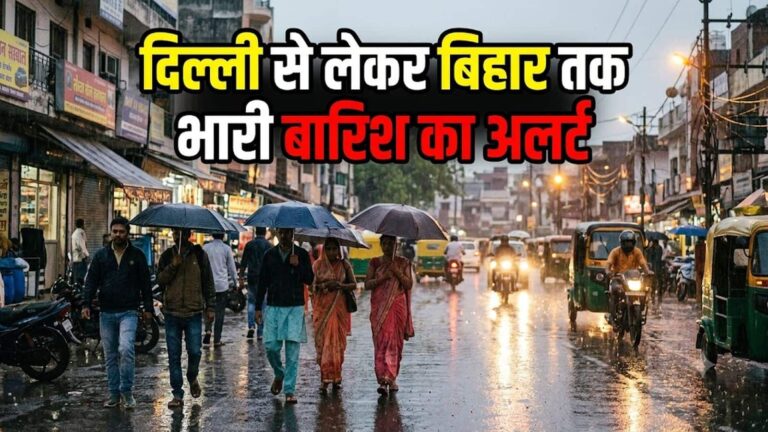 IMD Rain Forecast: मानसून की विदाई के बीच दिल्ली-NCR से बिहार तक भारी बारिश की चेतावनी, इन राज्यों में गरज-चमक के आसार