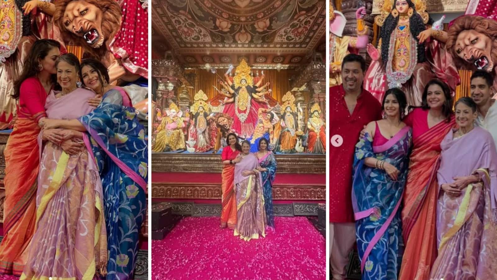 Durga Puja: दुर्गा पूजा की हुई शुरुआत, काजोल ने दिखाई मां की पहली झलक, शेयर की खूबसूरत फोटोज