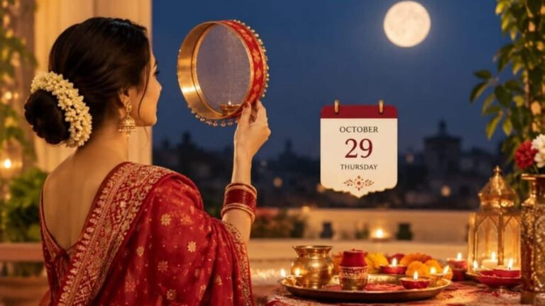 करवा चौथ 28 या 29 अक्टूबर को? जानें सही तारीख, पूजा का शुभ मुहूर्त और चांद निकलने का समय