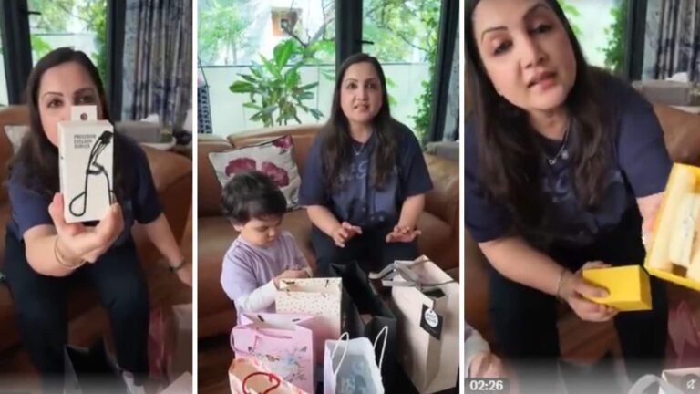 एक भी किताब नहीं है इसमें..., अशनीर ग्रोवर की पत्नी माधुरी को बेटी मन्नत के ब्रांडेड बर्थडे गिफ्ट्स यूजर को दिखाना पड़ा महंगा