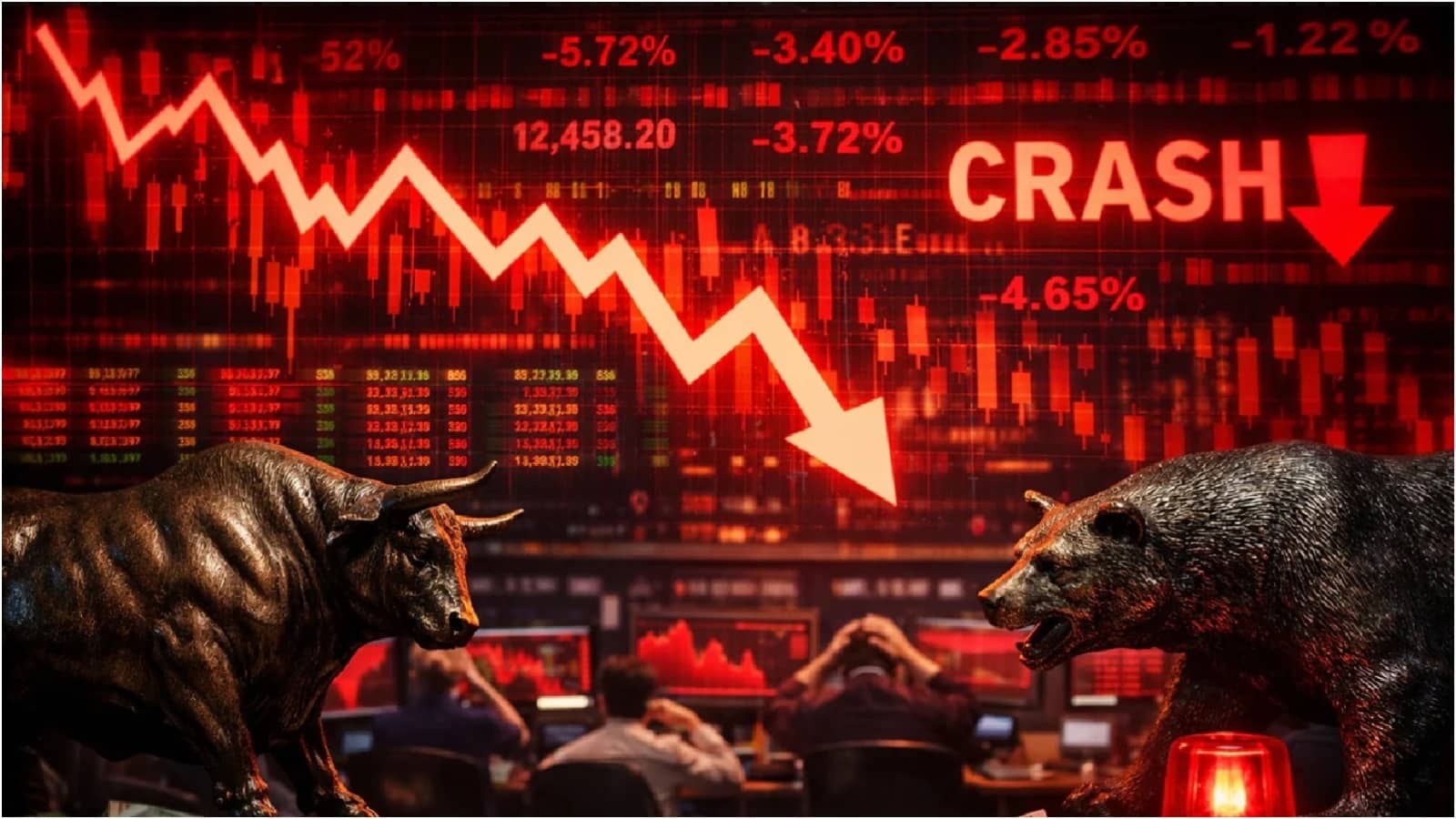 Sensex और Nifty में गिरावट की ये हैं तीन बड़ी वजहें, अक्तूबर 2024 के बाद पहली बार लगातार दो महीने गिरा बाजार