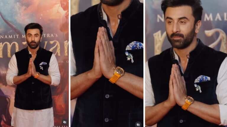 Ranbir Kapoor watch: 'रामायणम्' के ट्रेलर लॉन्च पर रणबीर कपूर ने पहनी 78 लाख रुपये घड़ी,  'राम जन्मभूमि' से खास कनेक्शन