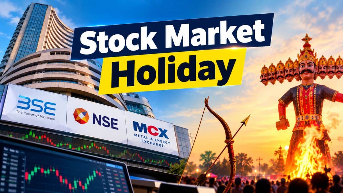 Stock Market Holiday: कल 20 अक्टूबर को दशहरा पर खुलेगा या बंद रहेगा शेयर बाजार? जानें NSE, BSE और MCX का पूरा अपडेट
