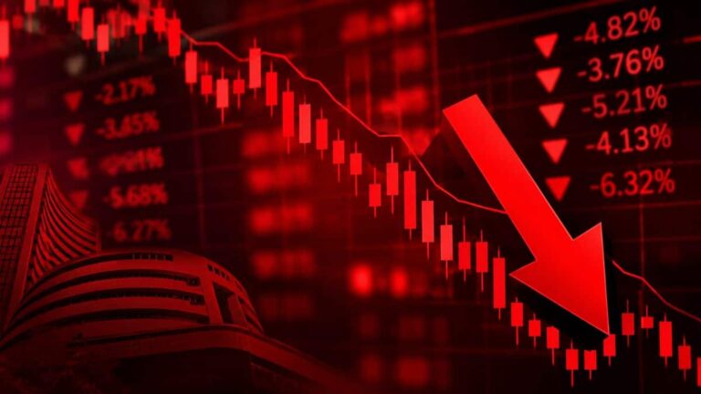 Share Market Crash: विजयादशमी से पहले दलाल स्ट्रीट में कोहराम! सेंसेक्स 1,000 अंक से ज्यादा धड़ाम, निफ्टी 22,850 के नीचे फिसला